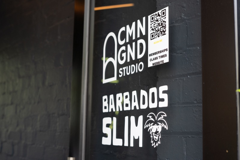 Barbados Slim signage